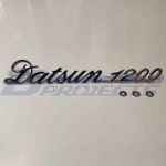 Datsun 1200 Boot Metal Badge (Aftermarket Parts)