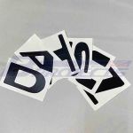 DATSUN Rear Tailgate Letter Decals (Black)