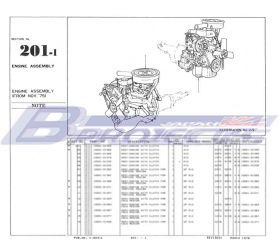 Datsun 1200 Ute Parts Catalog (LB120/Left Hand Drive)